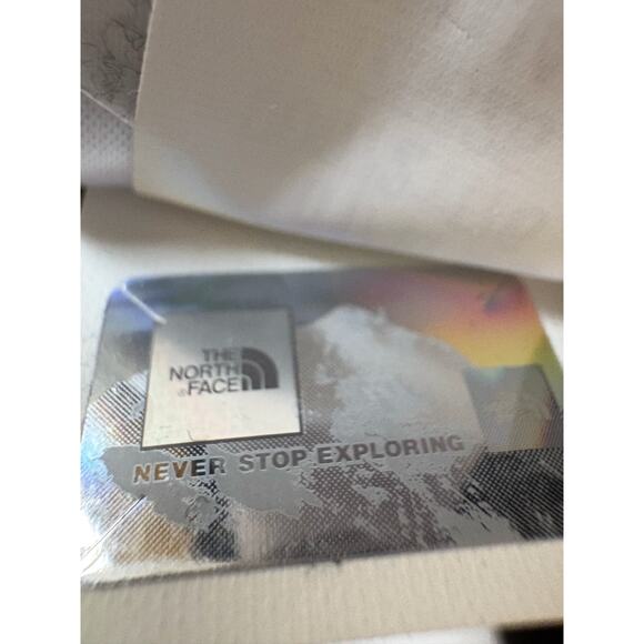 The North Face Black Logo LS 100% cotton T-shirt Mens size M - Picture 6 of 8